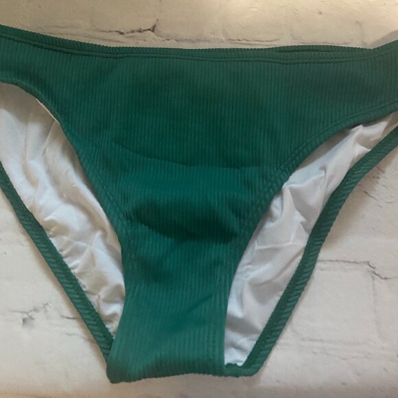 **CUPSHE** Women's Bikini Set Two Piece Swimsuits Med NWOT Emerald - Picture 1 of 8